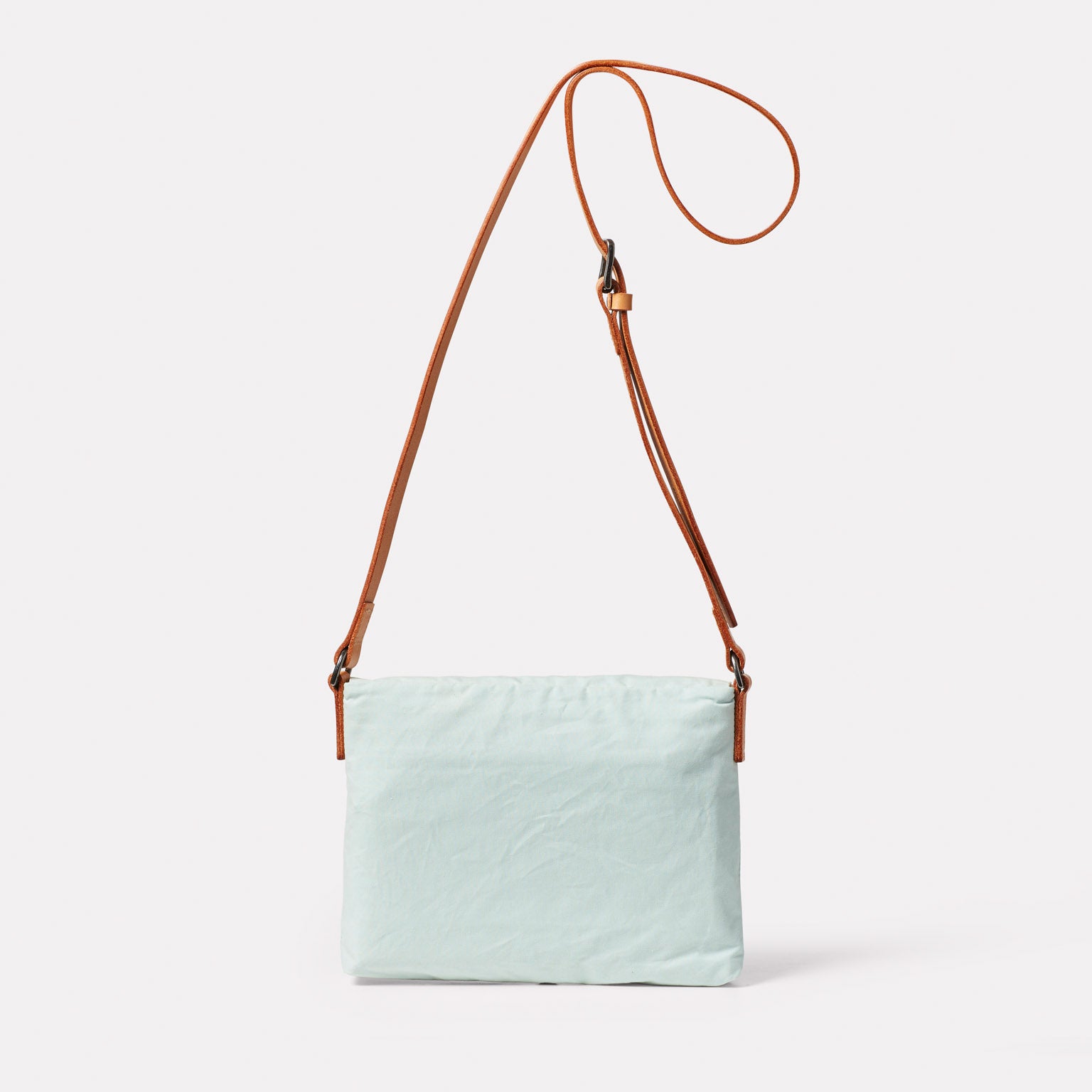 Friday Waxed Cotton Crossbody Bag in Iceberg