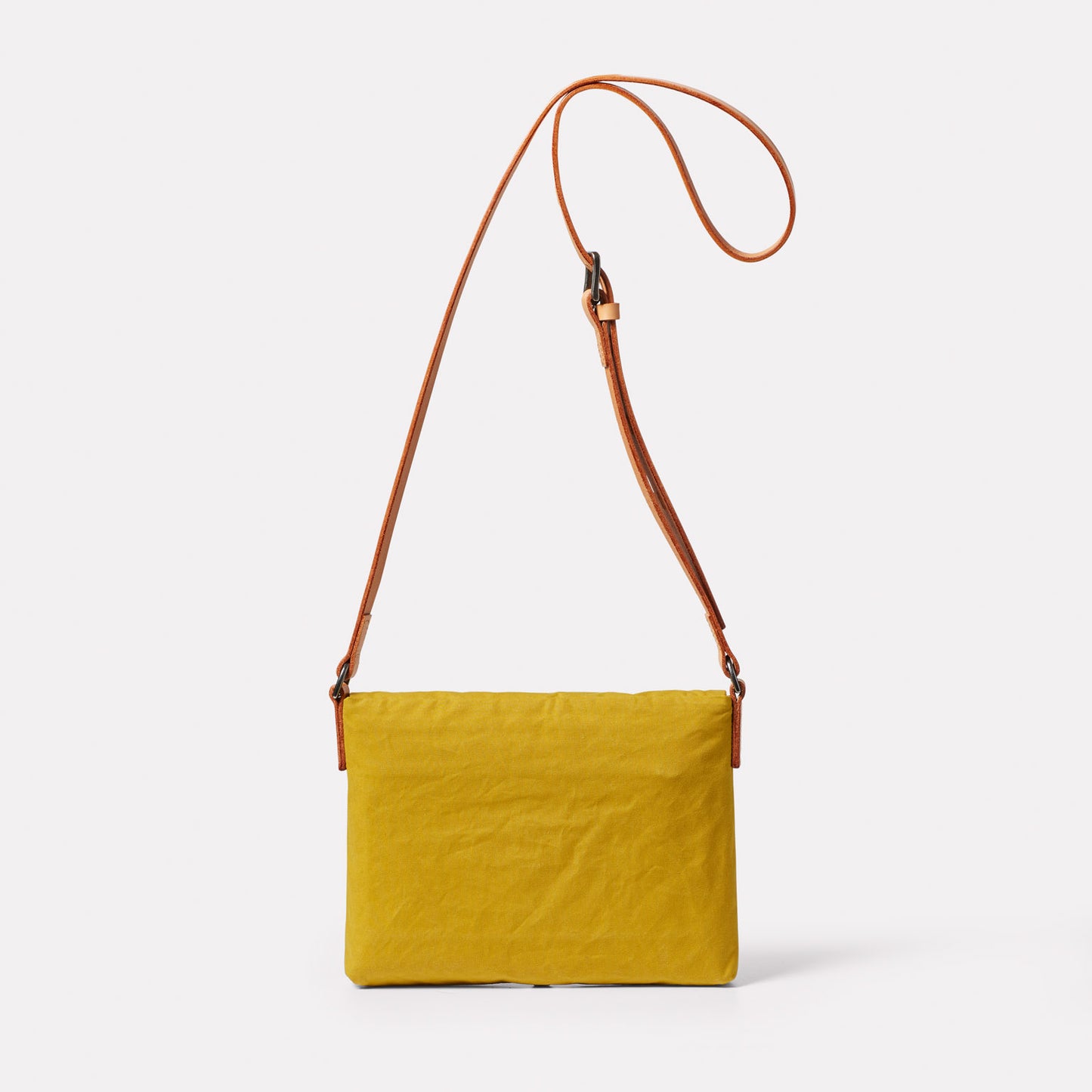 Friday Waxed Cotton Crossbody Bag in Sulfur