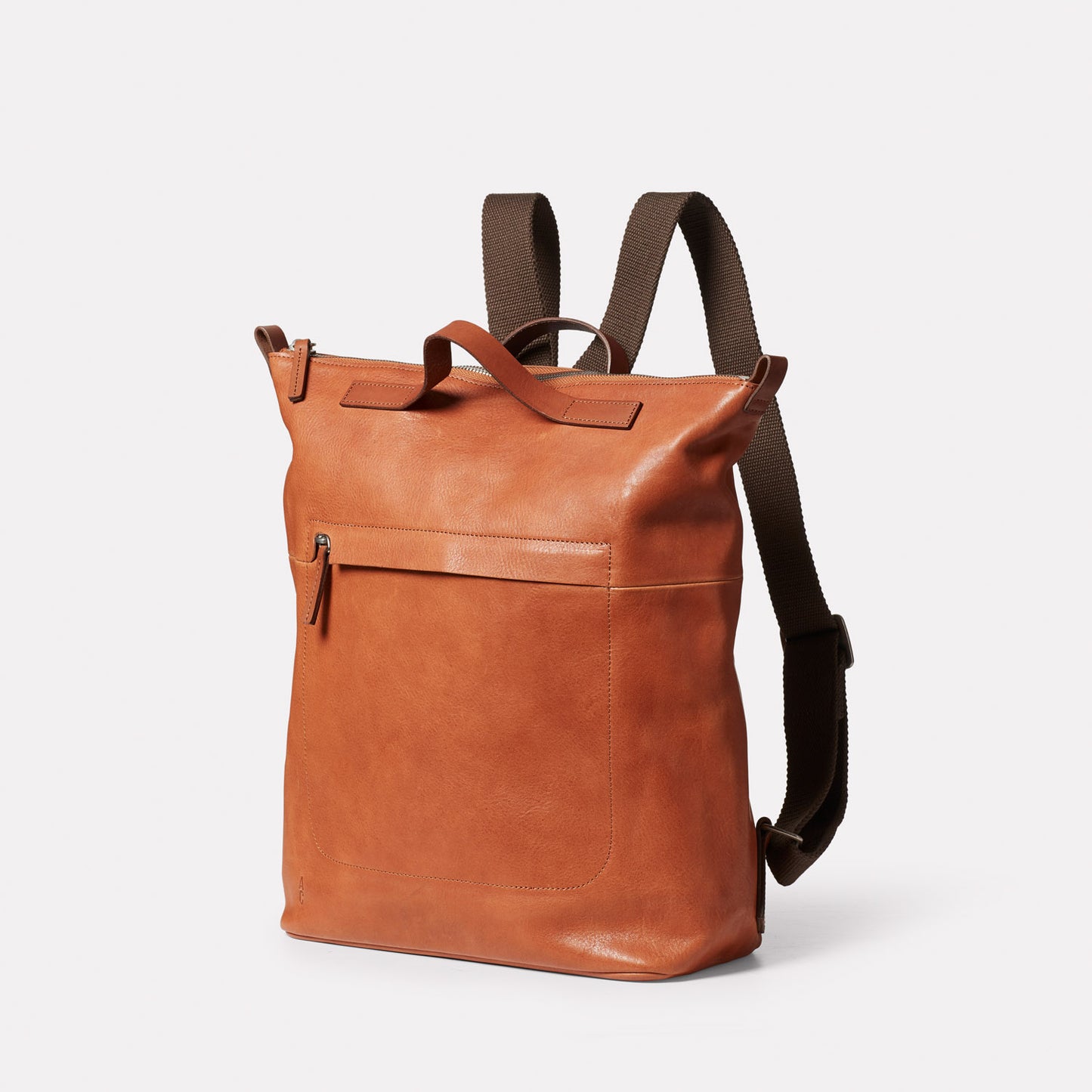Hoy Mini Calvert Leather Backpack in Tan
