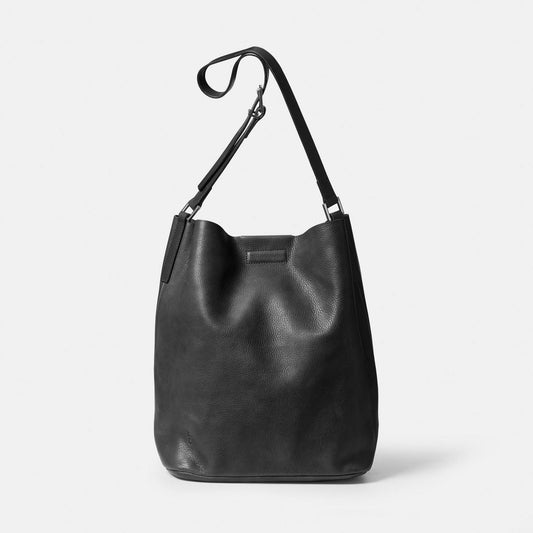 Lloyd Small Calvert Leather Bucket Bag in Black