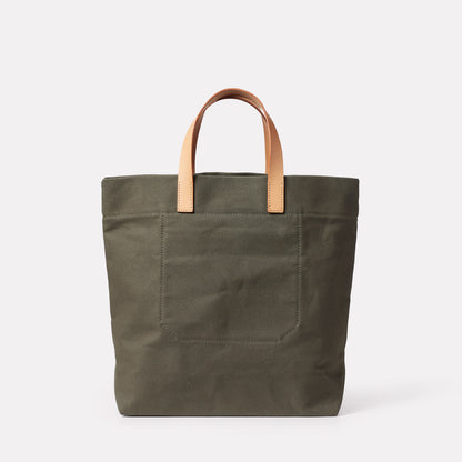 Carter Canvas Tote Bag in Olive