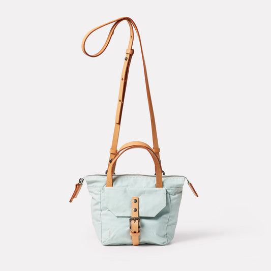 Squat 2.0 Waxed Cotton Mini Crossbody Bag in Iceberg