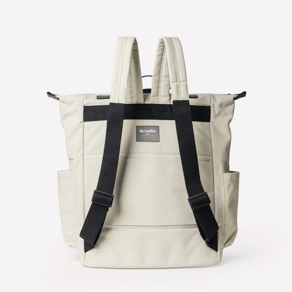 Hoy Travel Cycle Recycled Backpack in Rice