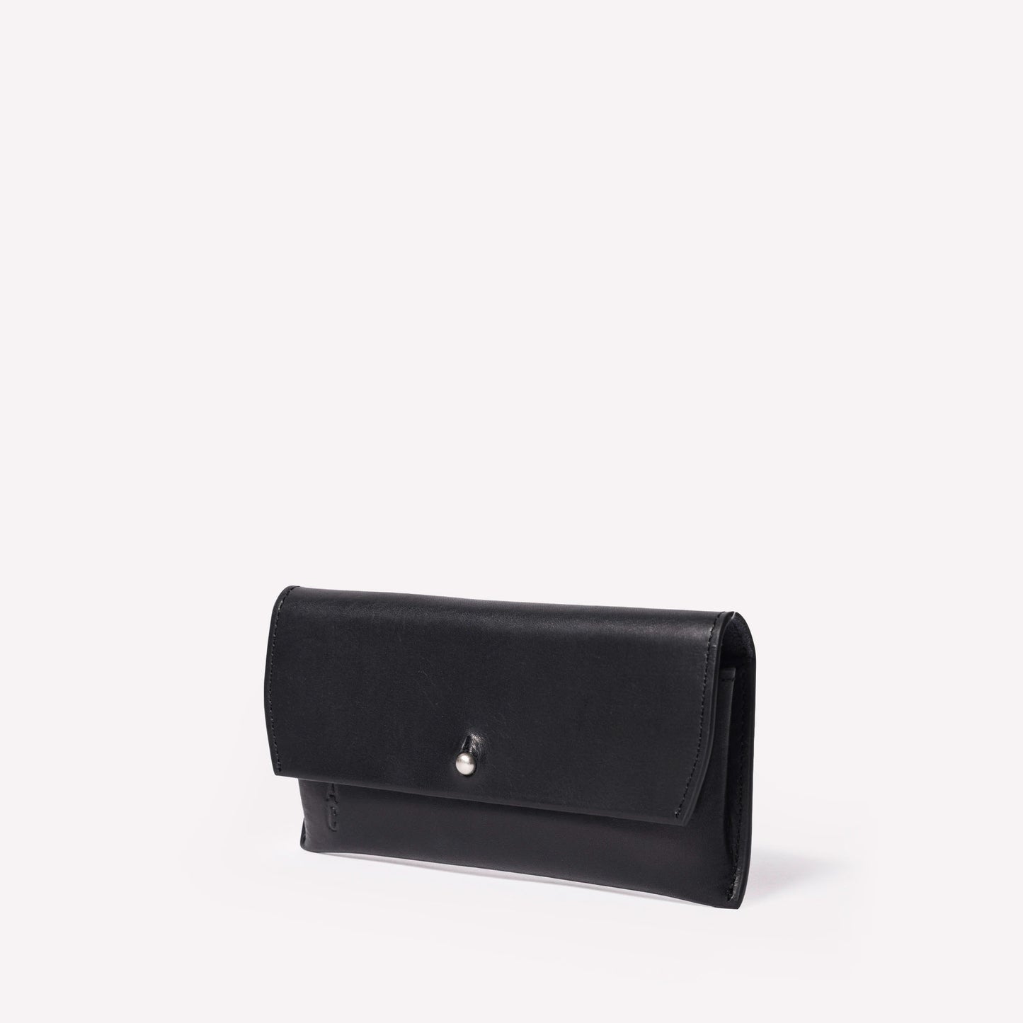 Kit Leather Glasses Case in Black