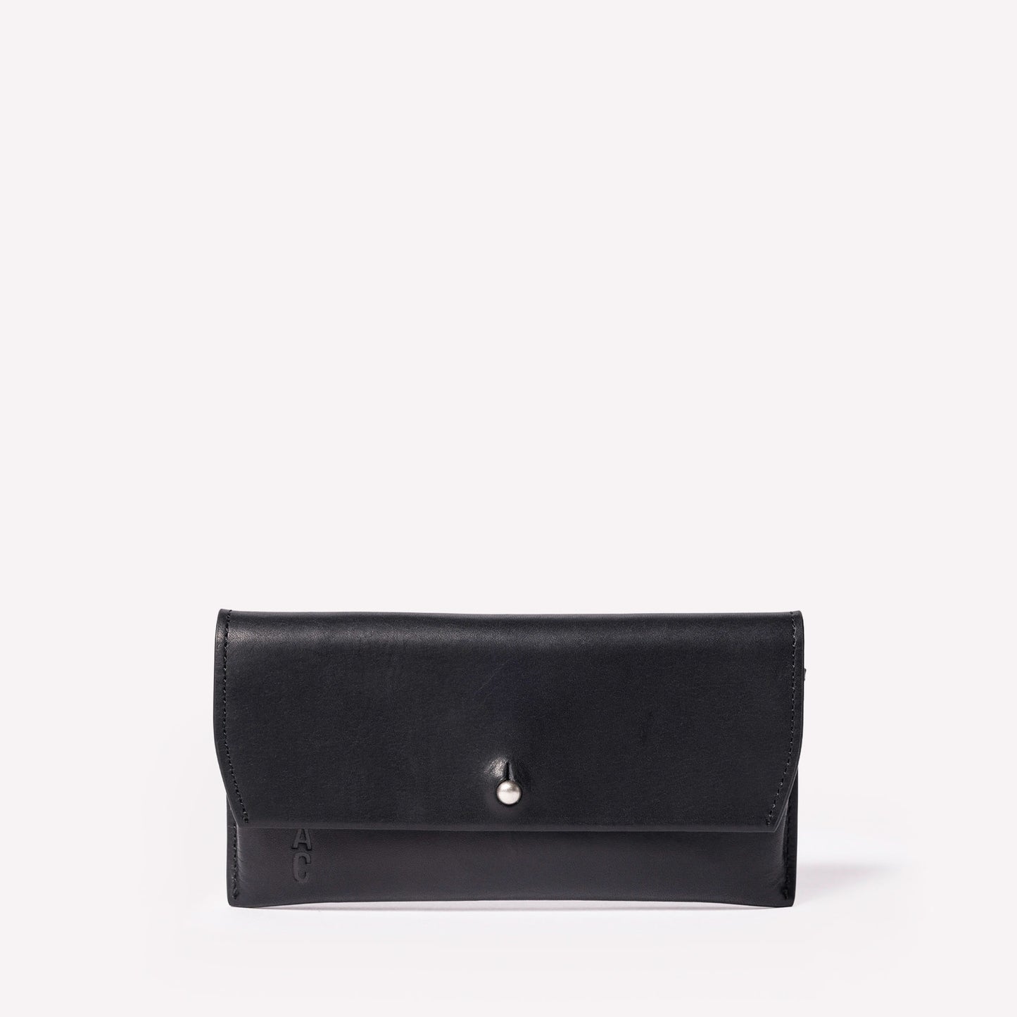 Kit Leather Glasses Case in Black