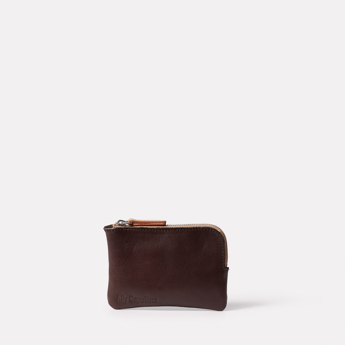 Bibi British Pasture Leather Purse in Bog