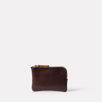 Bibi British Pasture Leather Purse in Bog