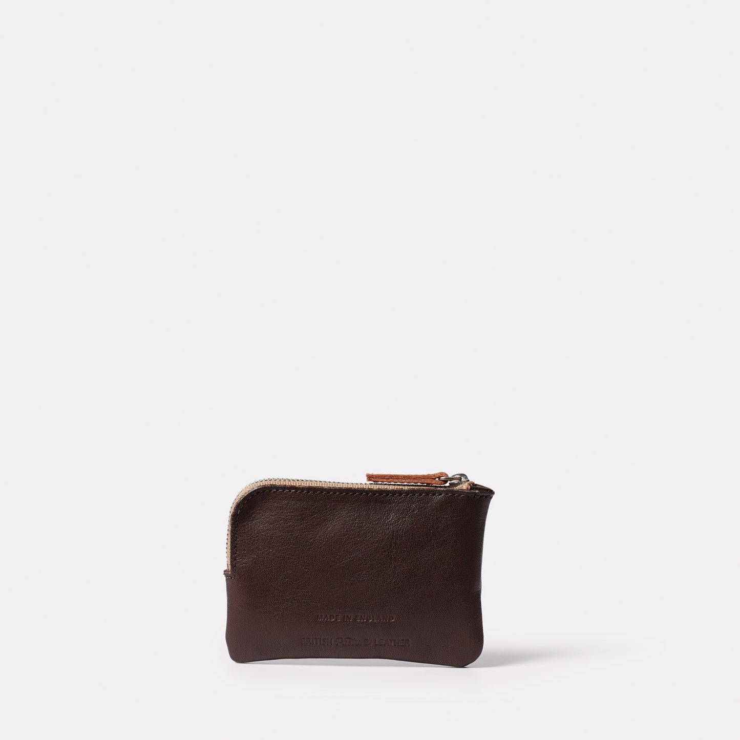 Bibi British Pasture Leather Purse in Bog