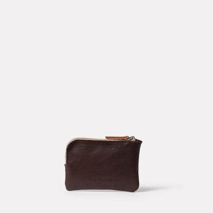 Bibi British Pasture Leather Purse in Bog