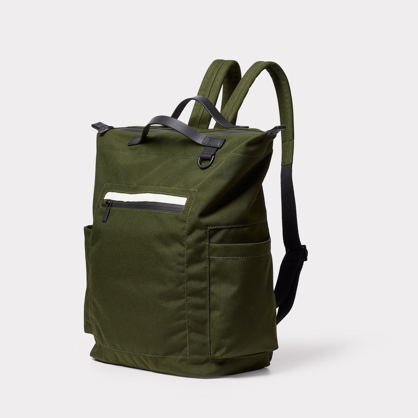 Hoy Travel Cycle Recycled Backpack in Algae