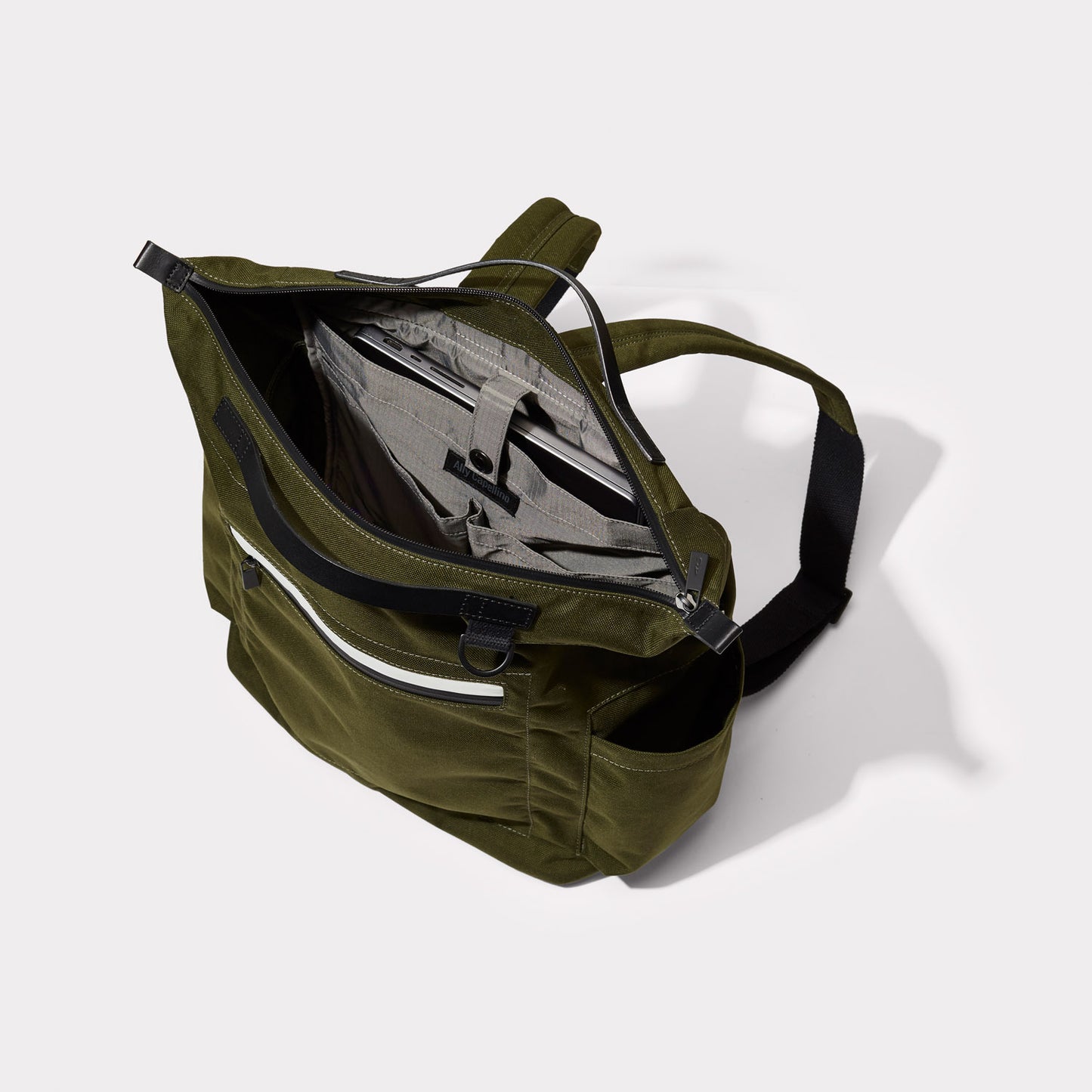 Hoy Travel Cycle Recycled Backpack in Algae