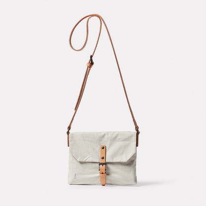 Friday WUW Waxed Cotton Crossbody Bag in Clay