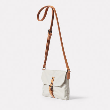 Friday WUW Waxed Cotton Crossbody Bag in Clay