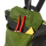 Frances Waxed Cotton Backpack in Hedge Green