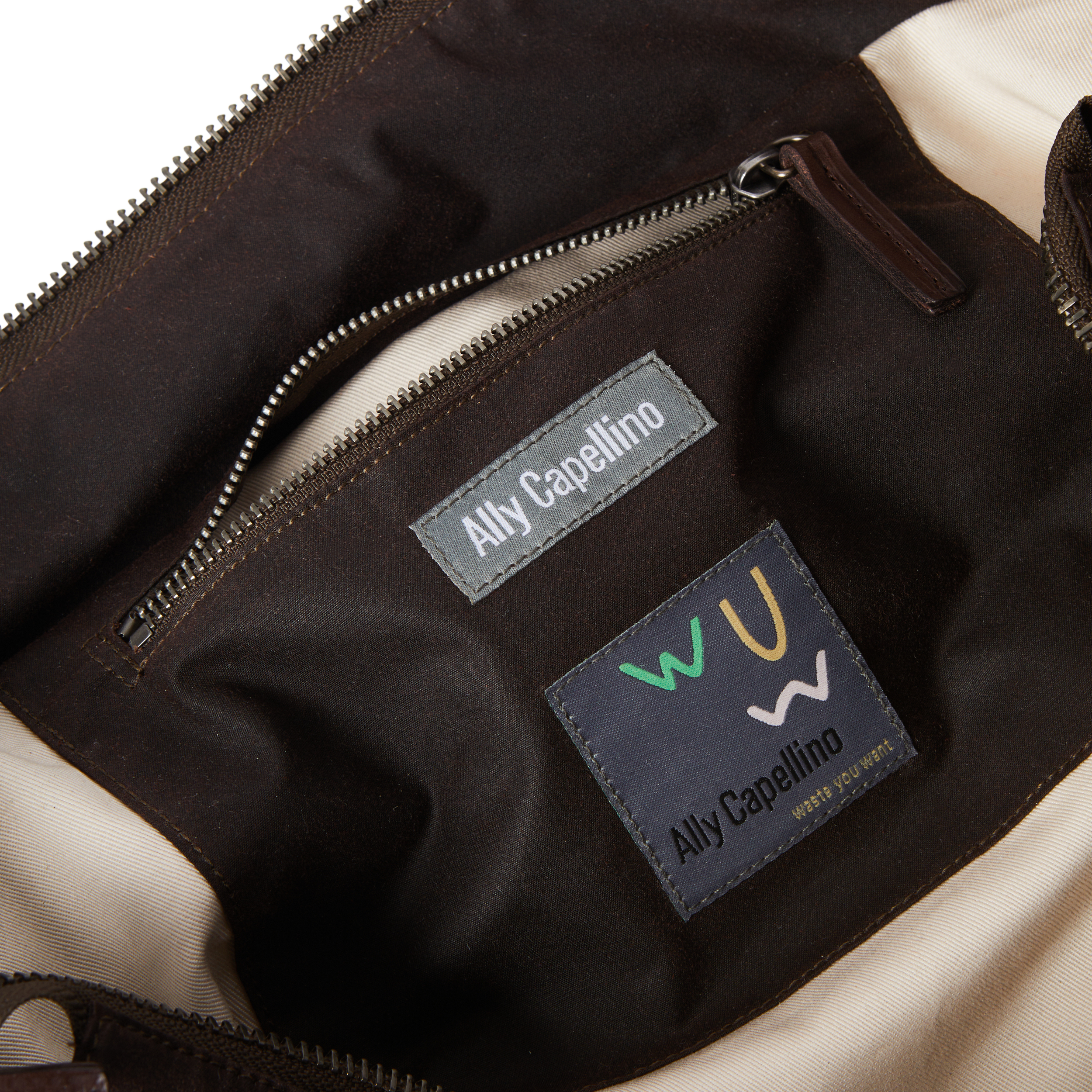 Frank Large Waxed Cotton Backpack in Bog