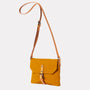 Friday WUW, Waxed Cotton crossbody bag in Cumin