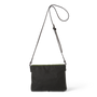 Friday, Waxed Cotton crossbody bag in Hedge Green