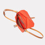 Friday WUW, Waxed Cotton crossbody bag in Red