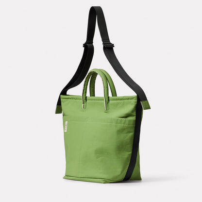 Hadley Hemp Crossbody Bucket Bag in Grass