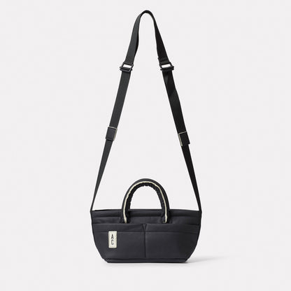 Hester Hemp Top Handle Crossbody Bag in Black
