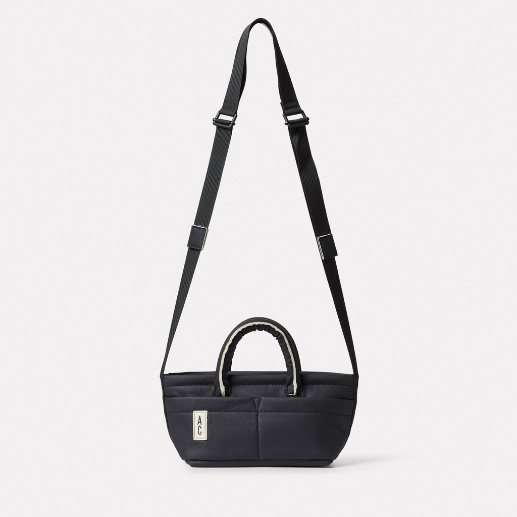 Hester Hemp Top Handle Crossbody Bag in Black