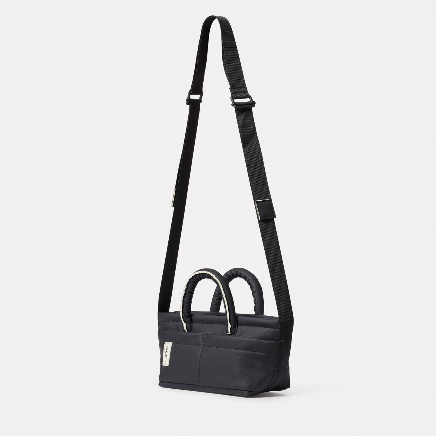 Hester Hemp Top Handle Crossbody Bag in Black