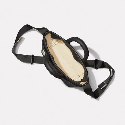Hester Hemp Top Handle Crossbody Bag in Black