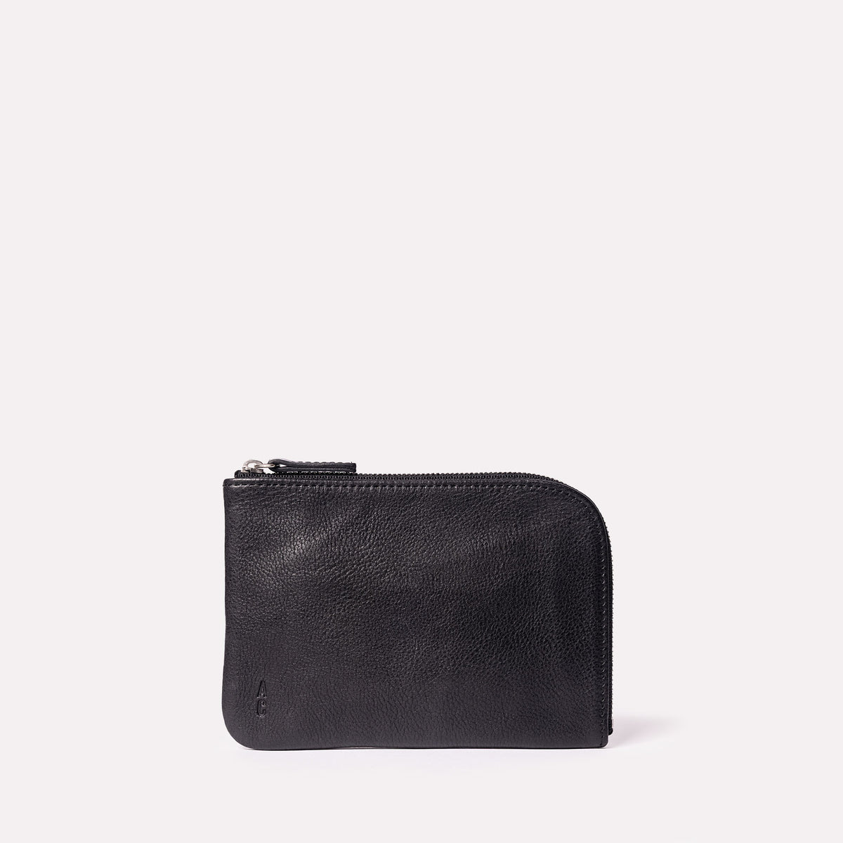 Hocker Medium Calvert Leather Purse in Black