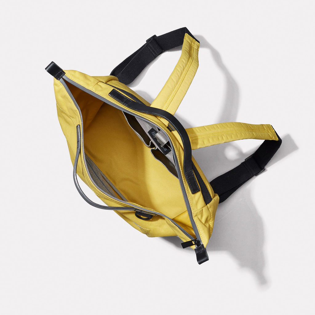 Hoy Travel Cycle Recycled Backpack in Lemon