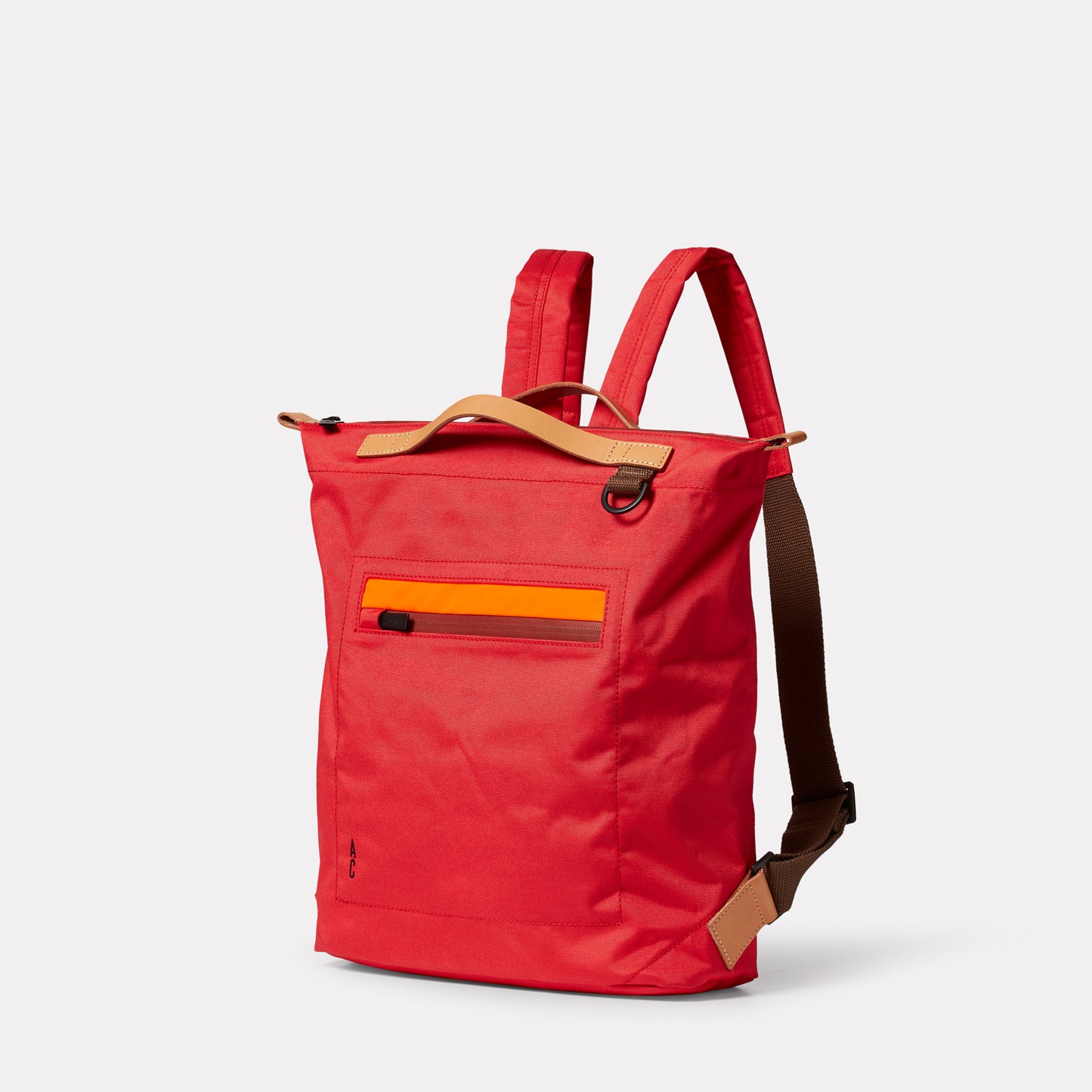 Mini Hoy Travel Cycle Recycled Backpack in Crimson