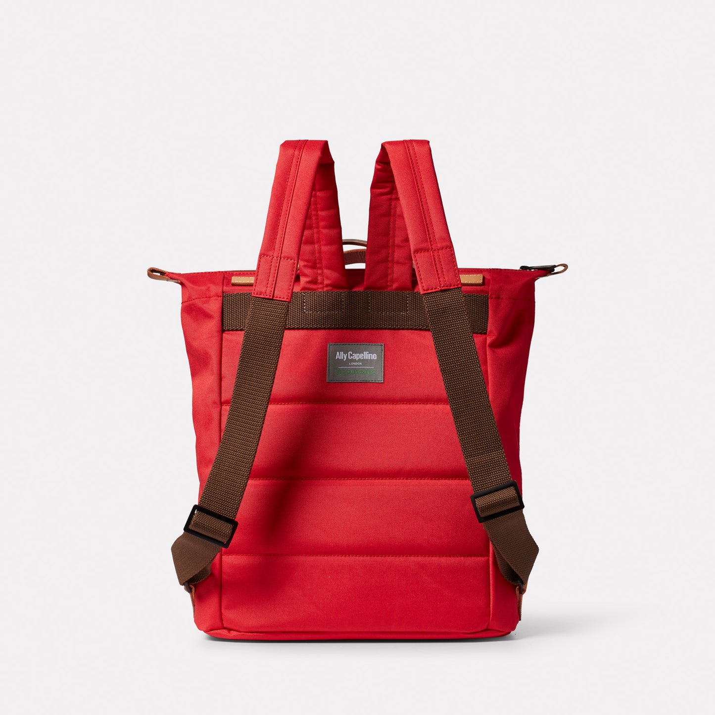 Mini Hoy Travel Cycle Recycled Backpack in Crimson