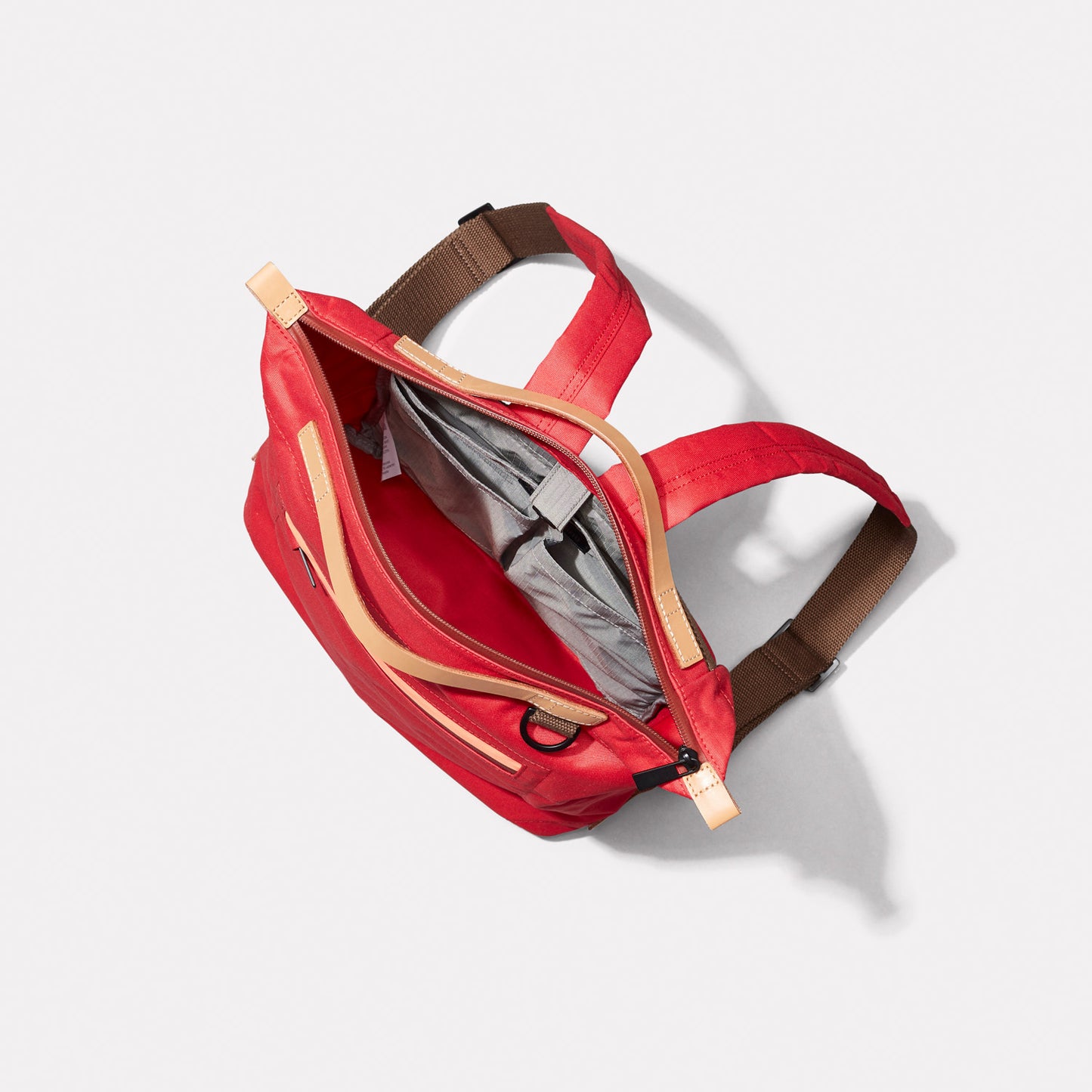 Mini Hoy Travel Cycle Recycled Backpack in Crimson
