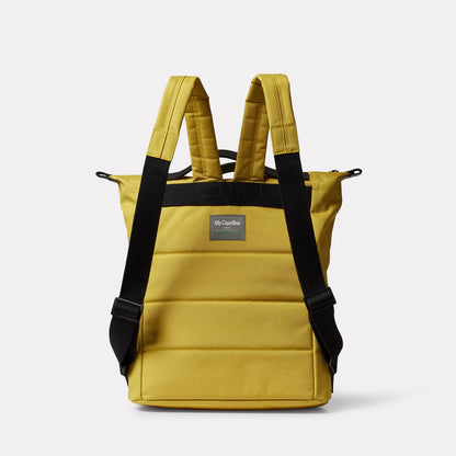 Mini Hoy Travel Cycle Recycled Backpack in Lemon