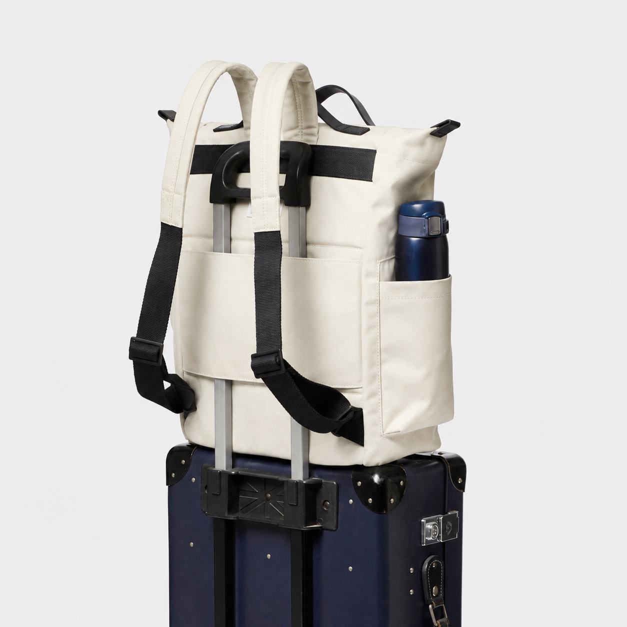 Hoy Travel Cycle Recycled Backpack in Rice
