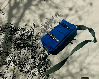 Franco Waxed Cotton Crossbody Bag in Oxbridge