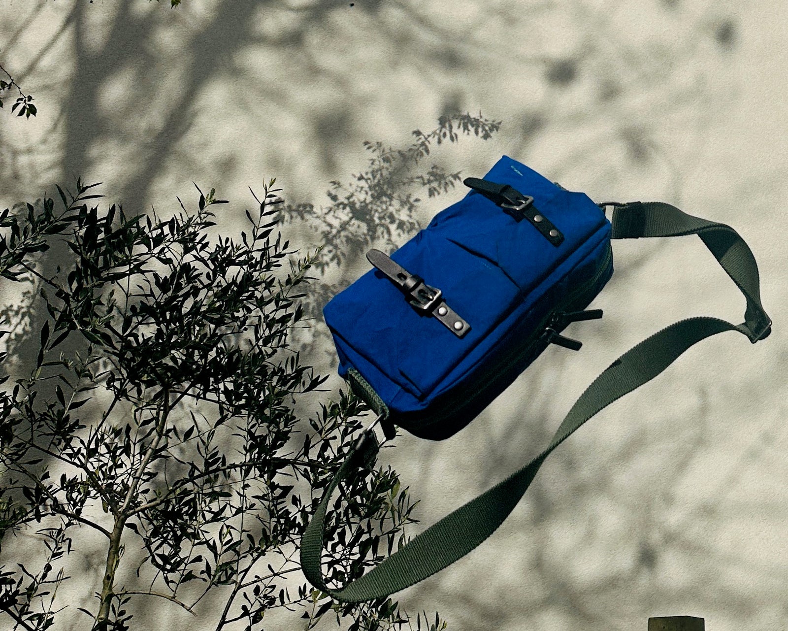 Franco Waxed Cotton Crossbody Bag in Oxbridge Ally Capellino