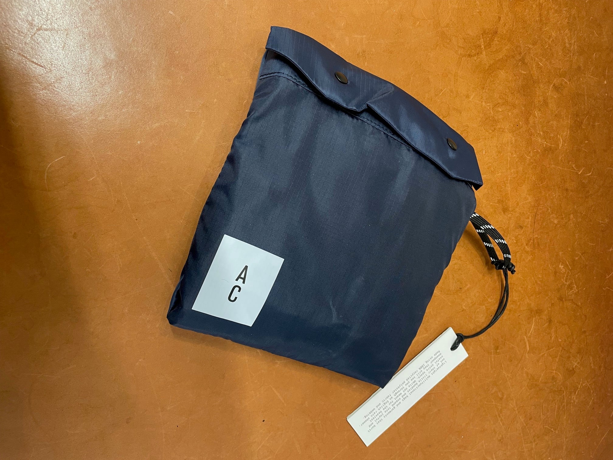 Hank Packable Zip Top Tote/Backpack in Jaffa