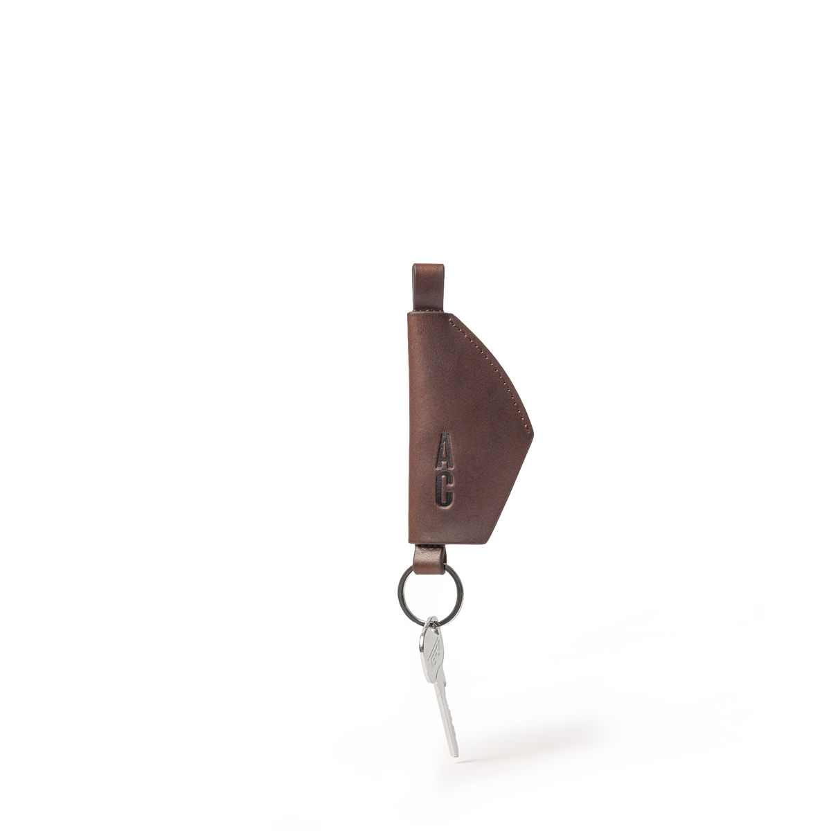 Kenneth Leather Key Holder in Bog