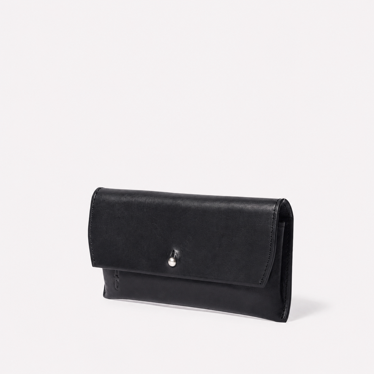 Kit Leather Glasses Case in Black