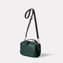 Leila Medium Leather Crossbody Bag in Verde