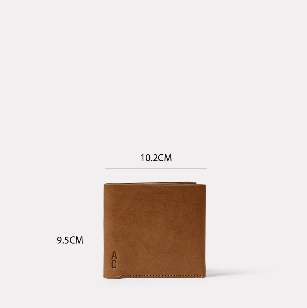 Oliver Leather Wallet in Tan