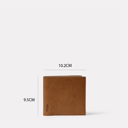 Oliver Leather Wallet in Tan
