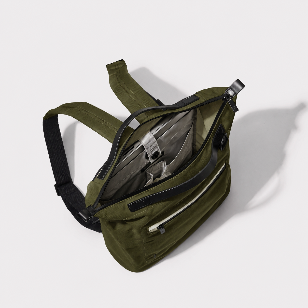 Mini Hoy Travel Cycle Recycled Backpack in Algae