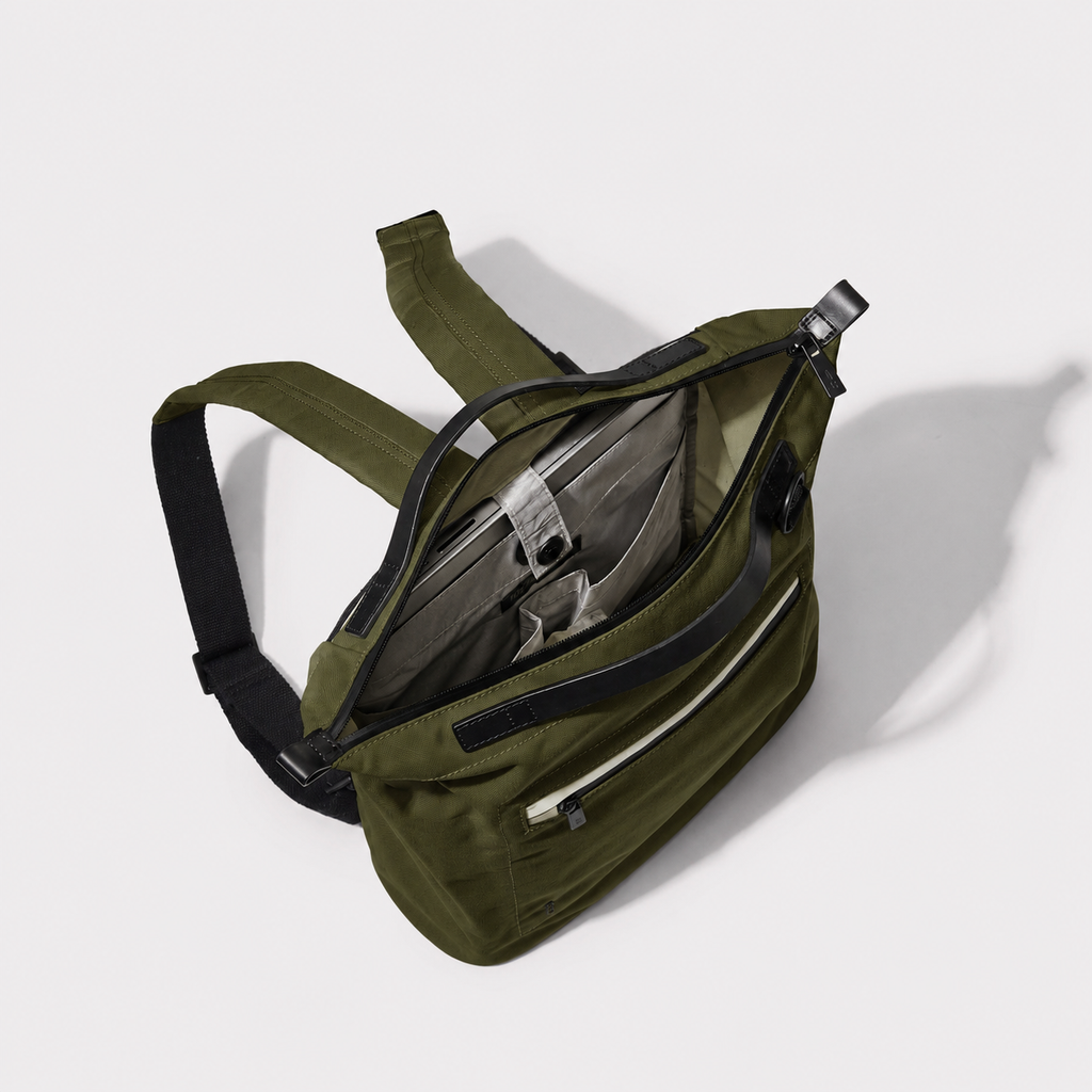 Mini Hoy Travel Cycle Recycled Backpack in Algae