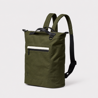 Mini Hoy Travel Cycle Recycled Backpack in Algae