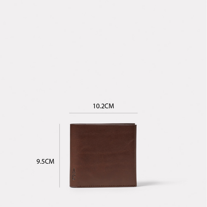 Oliver Leather Wallet in Bog