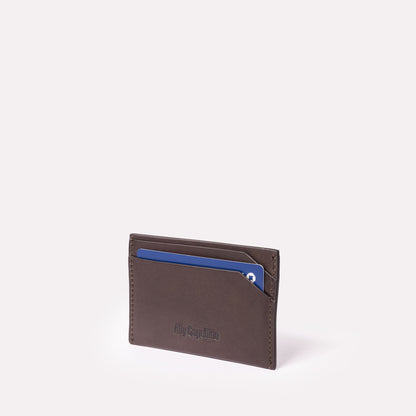 Pete Leather Card Holder in Bog