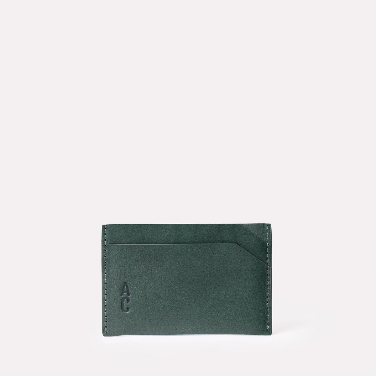 Pete Leather Card Holder in Ivy