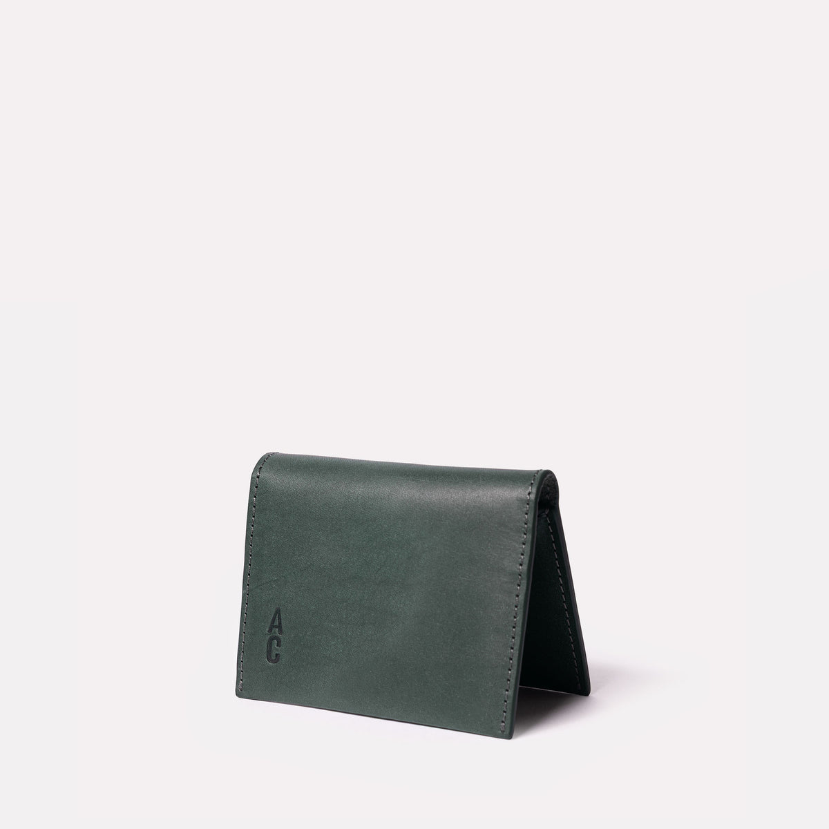 Riley Leather Coin Card Purse in Ivy