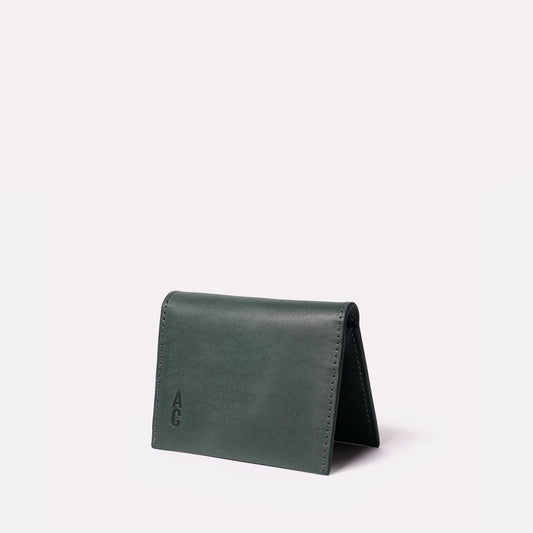 Riley Leather Coin Card Purse in Ivy